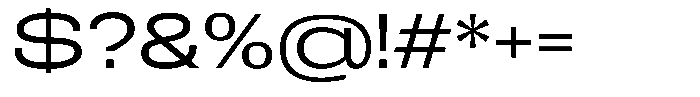 Easy Fix Expanded Font OTHER CHARS