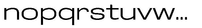 Easy Fix Expanded Font LOWERCASE