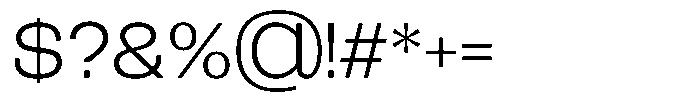 Easy Fix Light Unicase Font OTHER CHARS