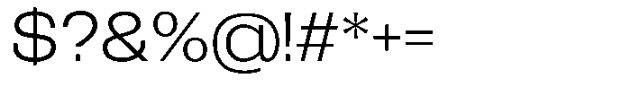 Easy Fix Light Font OTHER CHARS