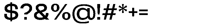 Easy Fix Medium Font OTHER CHARS
