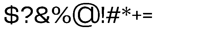 Easy Fix Regular Unicase Font OTHER CHARS