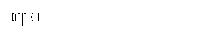 Easy Fix Thin Condensed Short Lowercase FONT