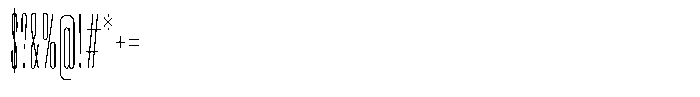 Easy Fix Thin Condensed Font OTHER CHARS