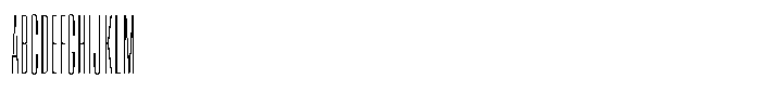 Easy Fix Thin Condensed Font UPPERCASE