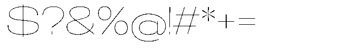 Easy Fix Thin Expanded Short Lowercase Font OTHER CHARS