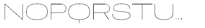 Easy Fix Thin Expanded Short Lowercase Font UPPERCASE
