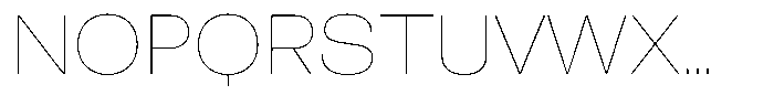 Easy Fix Thin Short Lowercase Font UPPERCASE
