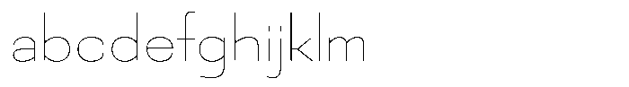 Easy Fix Thin Short Lowercase FONT