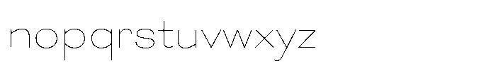 Easy Fix Thin Short Lowercase Font LOWERCASE