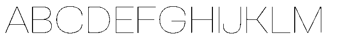 Easy Fix Thin Unicase Font UPPERCASE
