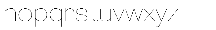 Easy Fix Thin Font LOWERCASE