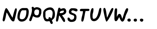 Easytype Bold Italic Font UPPERCASE