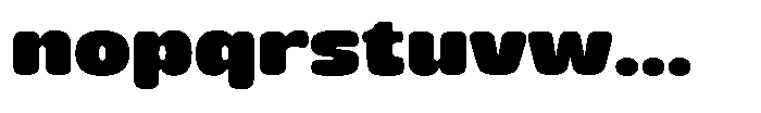 Eatvetica Rounded Font LOWERCASE