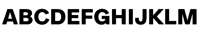 Ease Black Instance Font UPPERCASE