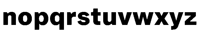 Ease Black Instance Font LOWERCASE