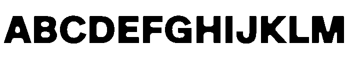 Ease DisplayBlack Instance Font UPPERCASE