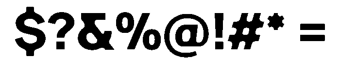 Ease DisplayBold Instance Font OTHER CHARS