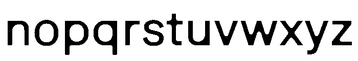 Ease DisplayRegular Instance Font LOWERCASE