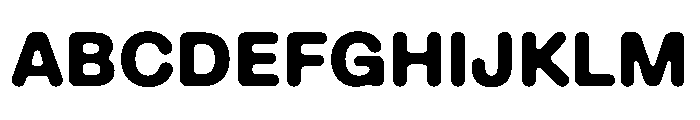 Ease DoubleRoundedBlack Instance Font UPPERCASE