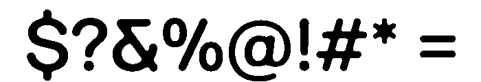 Ease DoubleRoundedMedium Instance Font OTHER CHARS