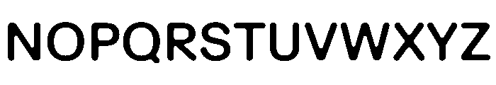 Ease DoubleRoundedMedium Instance Font UPPERCASE