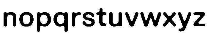 Ease DoubleRoundedMedium Instance Font LOWERCASE