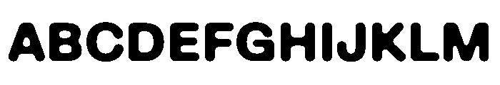 Ease FullRoundedBlack Instance Font UPPERCASE
