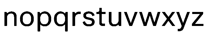 Ease Regular Instance Font LOWERCASE