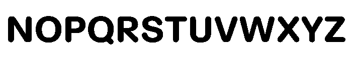 Ease RoundedBold Instance Font UPPERCASE