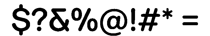 Ease RoundedMedium Instance Font OTHER CHARS