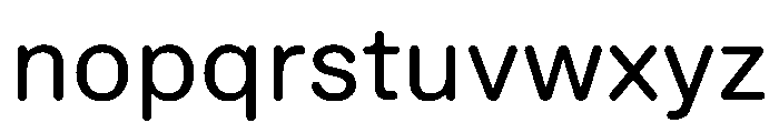 Ease RoundedRegular Instance Font LOWERCASE