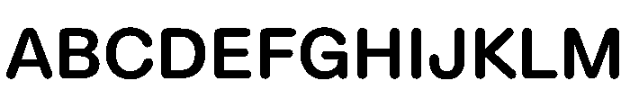 Ease RoundedSemibold Instance Font UPPERCASE