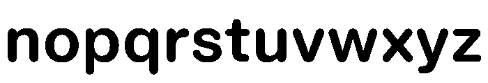 Ease RoundedSemibold Instance Font LOWERCASE