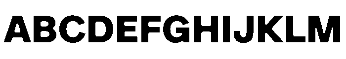 Ease SemiDisplayBlack Instance Font UPPERCASE