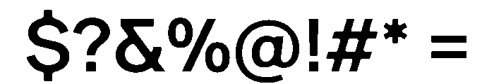 Ease SemiDisplayMedium Instance Font OTHER CHARS