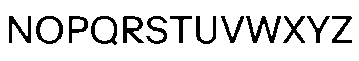 Ease SemiDisplayRegular Instance Font UPPERCASE