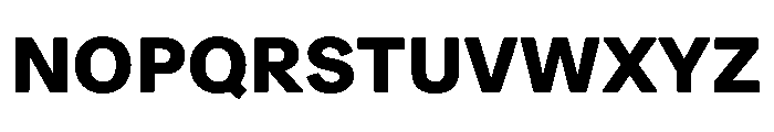 Ease SemiRoundedBlack Instance Font UPPERCASE
