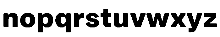 Ease SemiRoundedBlack Instance Font LOWERCASE