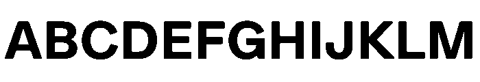 Ease SemiRoundedBold Instance Font UPPERCASE