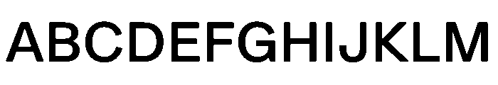 Ease SemiRoundedMedium Instance Font UPPERCASE