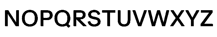 Ease SemiRoundedMedium Instance Font UPPERCASE
