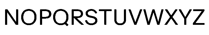 Ease SemiRoundedRegular Instance Font UPPERCASE