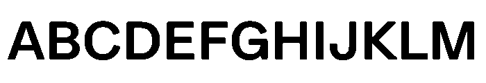 Ease SemiRoundedSemibold Instance Font UPPERCASE