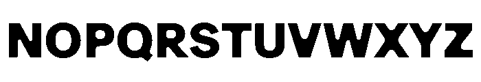 EaseDisplay Black 39933e30 Font UPPERCASE