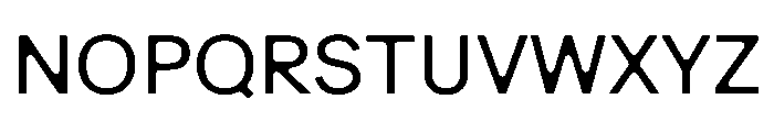EaseDisplay Regular Font UPPERCASE
