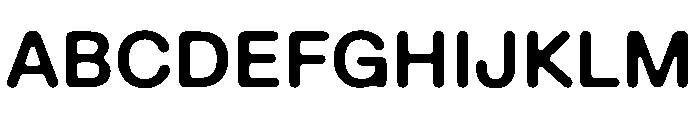 EaseDoubleRounded Semibold Font UPPERCASE
