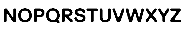 EaseDoubleRounded Semibold Font UPPERCASE