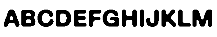 EaseFullRounded Black 440e6d1c Font UPPERCASE