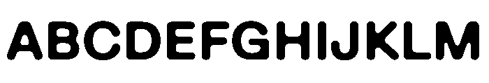 EaseFullRounded Bold Font UPPERCASE